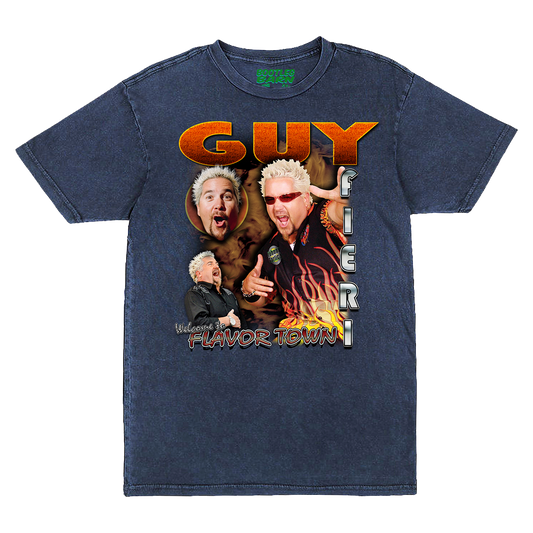 Guy Fieri – “Welcome to Flavortown” – 90s Bootleg Design