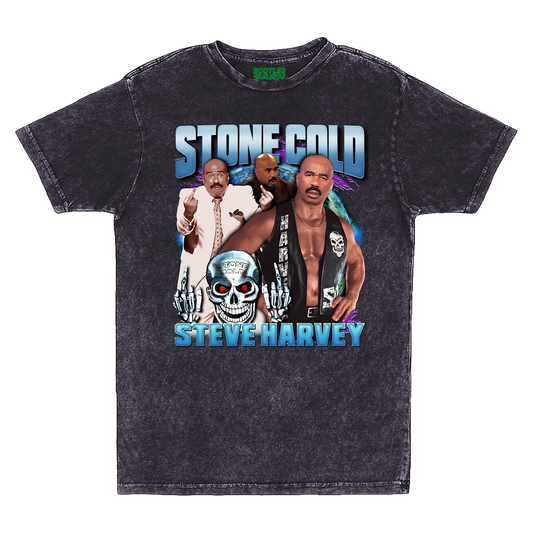 Steve Harvey – “Stone Cold Steve Harvey” – 90s Wrestling Bootleg Design